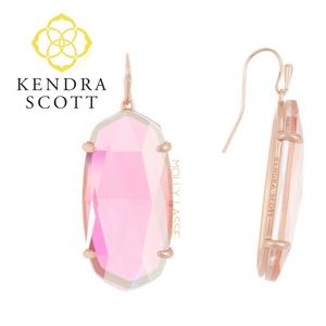 BLUSH DICHROIC GLASS IN ROSE GOLD ✨ KENDRA SCOTT